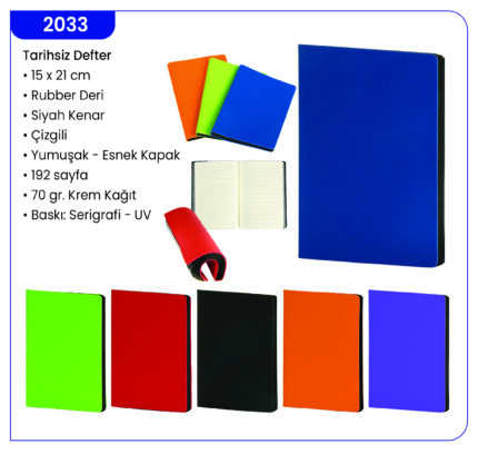 2033 Tarihsiz Defter