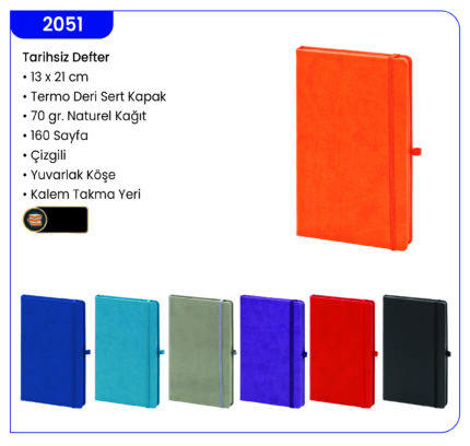 2051 Tarihsiz Defter