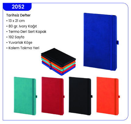 2052 Tarihsiz Defter