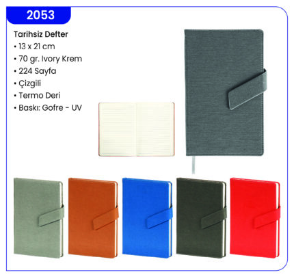 2053 Tarihsiz Defter