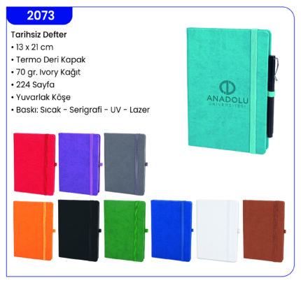 2073 Tarihsiz Defter