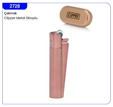2728 Clipper Metal Siboplu Çakmak