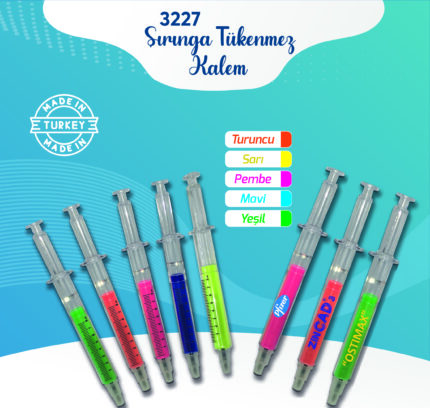 3227 Şırınga Tükenmez Kalem
